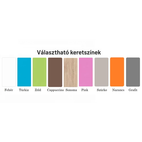 Ágyneműtartós gyerekágy matraccal - Mobi 70x140 cm 