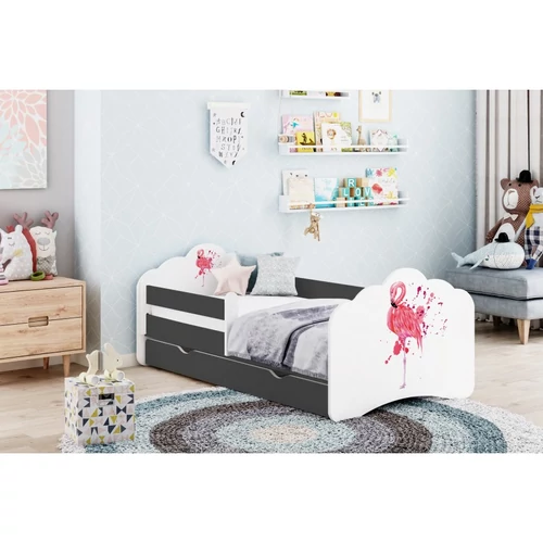 Ágyneműtartós gyerekágy matraccal - Mobi 70x140 cm - M22