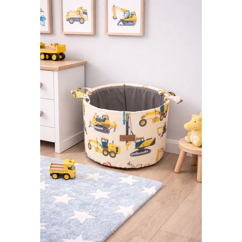 Berry Baby játéktároló kosár gyerekszobába - munkagépes