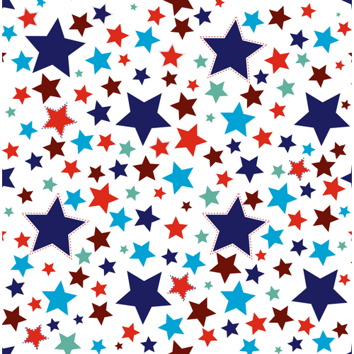 Berry Baby DIAMOND szivacs kanapéágy gyerek méretben: Blue Stars kék csillagos