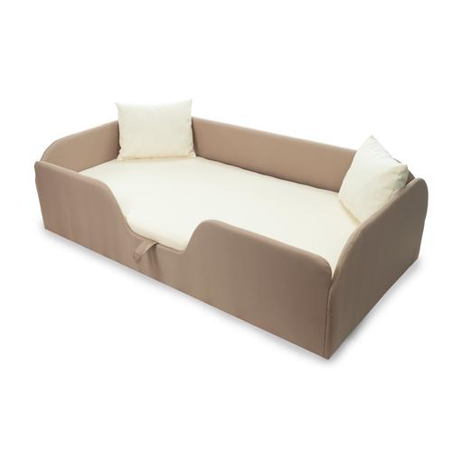 Standard gyerekágy - kávé keret - beige - Diamond 2-es méret