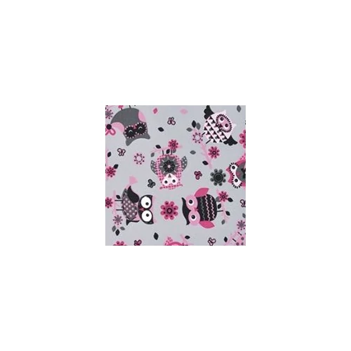 Wextra leesésgátlós kárpitos gyerekágy: pink rózsaszín baglyos 12