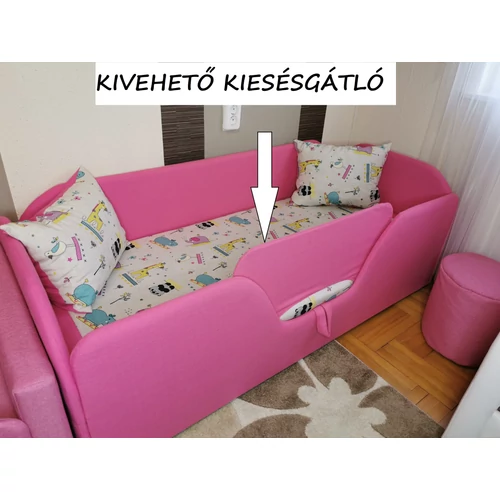 kivehető kiesésgátló leesésgátlós kárpitos gyerekágyhoz