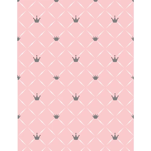 Lux franciaágy gyerekeknek levehető leesésgátlóval: pink eco bőr keret, Diamond rózsaszín chesterfield koronás fekvő 2