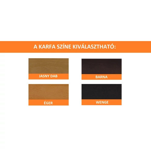 a karfa fa elemei 4 színben választhatók
