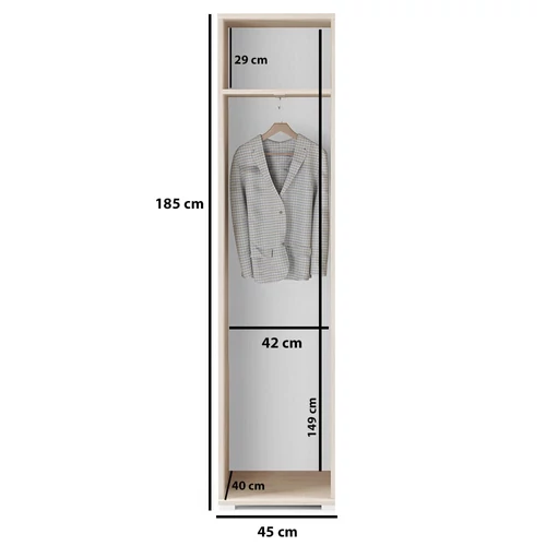 Előszoba szekrény - EMI 40 WHITE