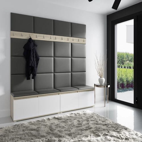Kárpitozott Cayenne eco-bőr falpanel - 40x38 cm - 10 színben választható
