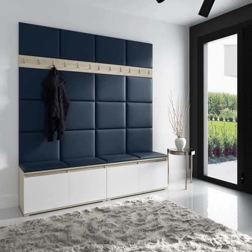 Kárpitozott Cayenne eco-bőr falpanel - 40x38 cm - 10 színben választható