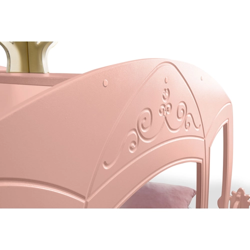 Hintó formájú gyerekágy - Princess Carriage - rózsaszín