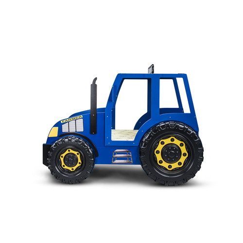 Traktor formájú gyerekágy - Tractor - kék