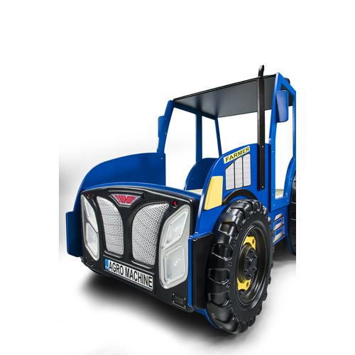 Traktor formájú gyerekágy - Tractor - kék