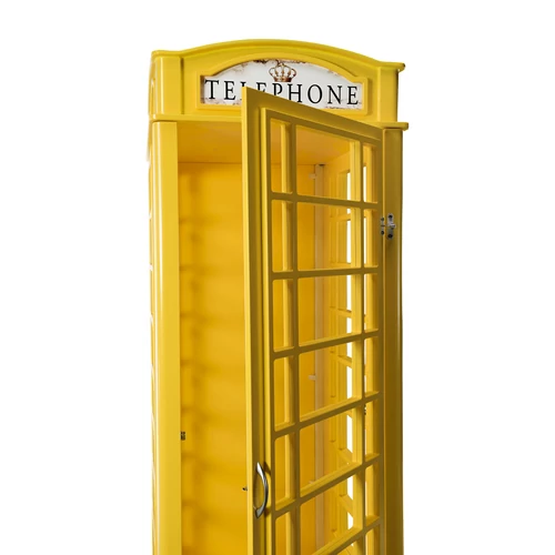 Szekrény - sárga telefonfülke