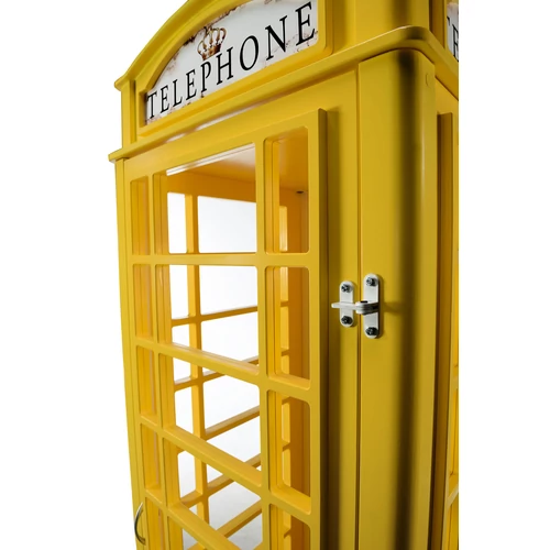 Szekrény - sárga telefonfülke