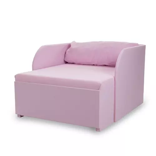 Kárpitos fotelágy - világos rózsaszín - Rori Diamond