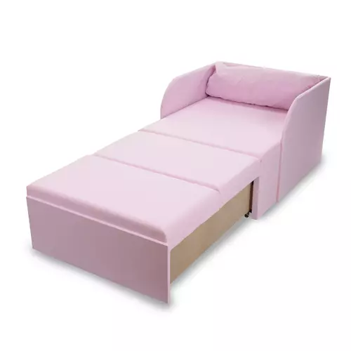 Kárpitos fotelágy - világos rózsaszín - Rori Diamond