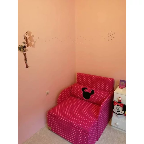 Rori Sunshine ágyneműtartós kárpitos fotelágy: pink pöttyös Minnie 2