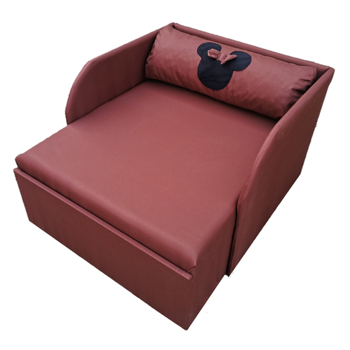 Rori Diamond ágyneműtartós kárpitos fotelágy - csokibarna Minnie