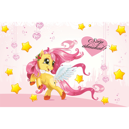 Rori Diamond ágyneműtartós kihúzható kanapéágy: pink Pony 5