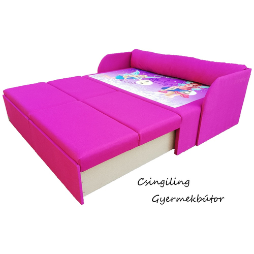 Rori Diamond ágyneműtartós kihúzható kanapéágy: orchidea rózsaszín Álomtündérek 2