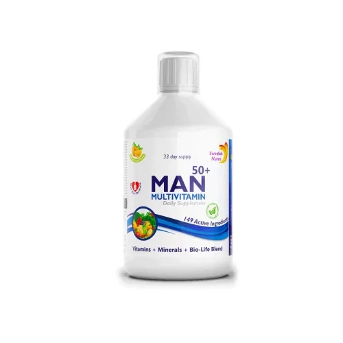 Swedish Nutra Man - folyékony multivitamin 50 feletti férfiaknak 500ml