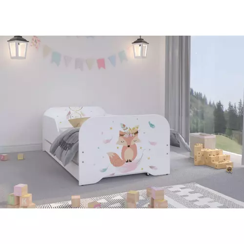 Gyerekágy pótággyal és matracokkal - Miki - 15 Róka