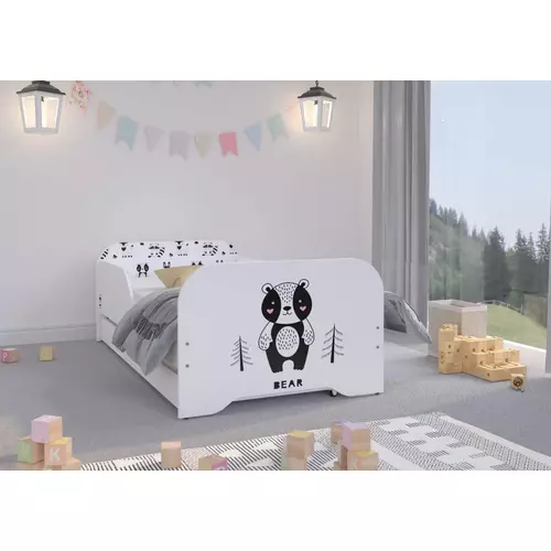 Gyerekágy ágyneműtartóval - Miki 80x160 cm - 11 Maci