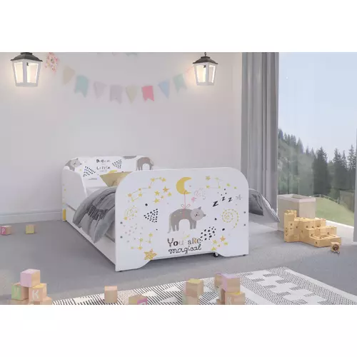 Gyerekágy ágyneműtartóval - Miki 80x160 cm - 03 Cica