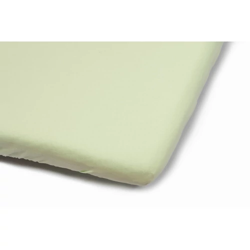 Pamut gumis lepedő gyerekágyra - Jersey almazöld - 60x120 cm